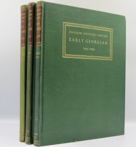 Photo of English Country Houses. Early Georgian 1715-1760; Mid Georgian 1760-1800; Late Georgian 1800-1840. by HUSSEY, Christopher.